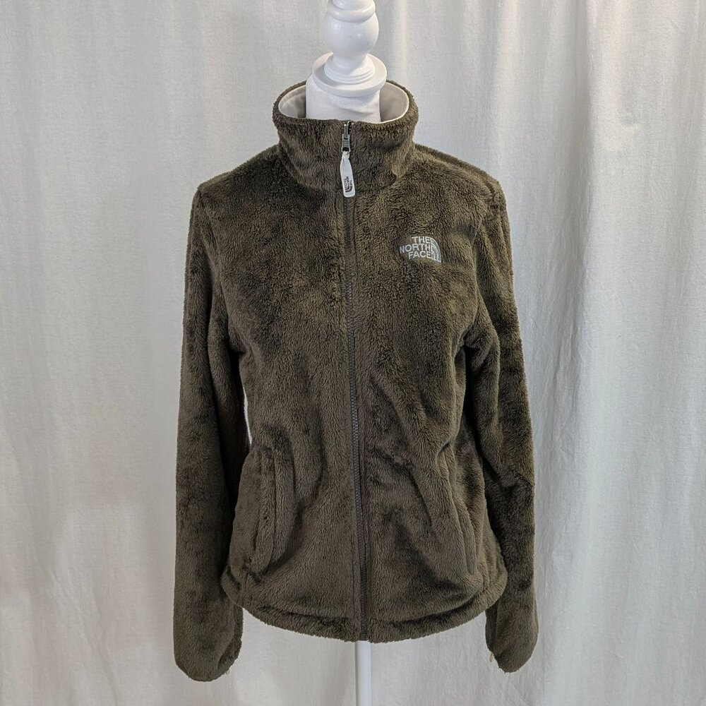 The North Face Osito Silken Raschel Fleece Zip-Front Jacket Size Small Brown